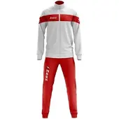 Zeus Tuta Apollo Hommes Survêtement blanc rouge