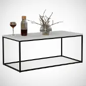 Skye Decor , Cosco - White, Tables basses, blanc, 95 x 43 x 55 cm
