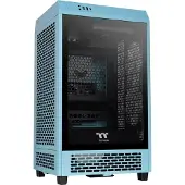 Thermaltake The Tower 200 tuerkis Tempered Glas