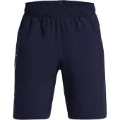 Under Armour short Woven Wordmark bleu marine pour enfant