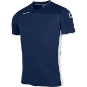 Stanno T-shirt Pride pour homme - Bleu marine / Blanc