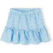 MINOTI Jupe bleu clair / blanc