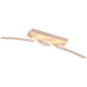 TRIO Plafonnier LED, sable, forme ondulée, L 79 cm