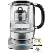 Solis Wasser-u.Teekocher 2200W 1.7L Timer Temp. Warmhaltef. Glased