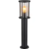 Globo lampe d'extérieur acier inoxydable noir mat, 1x E27