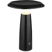Globo Bowie LED Tischleuchte 1,20W Warmweiss Schwarz Matt Ø14cm 21022