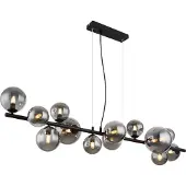 Globo Lampe à suspendre métal noir mat, 13x G9 LED