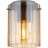Globo Lighting Plafonnier Tulivar Design Verre ambré