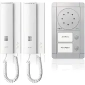 Ritto PorterAudioSetWEsilver/blanc (Filaire)