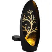 Globo Lighting GLOBO 36535 Lampe solaire métal noir mat, LED
