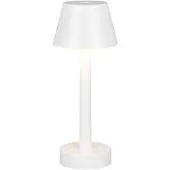 TRIO Lampe de table rechargeable Vidal blanc