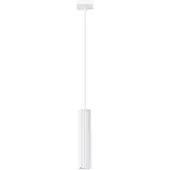 Sollux Lampe suspendue KARBON 1 blanc 1xGU10 10W aluminium 118x8x8cm