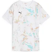 Puma Femmes, T-shirt de sport, IndividuelEARTH DAY Jersey Wmn (XS), Blanc, XS
