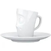 Fiftyeight - Tasse à expresso avec anse, expression de surprise