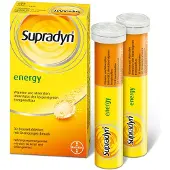 Bayer vital gmbh Supradyn energy comprimés effervescents au goût d'orange, 30 comprimés