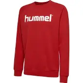 Hummel Sweat de sport rouge feu / blanc
