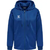 Hummel Veste de survêtement bleu foncé / blanc