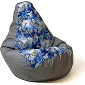 Big Buy Cooking Puff GO GIFT Gris 140 x 100 cm Pera