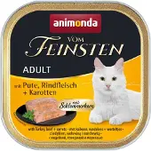 Animonda Vom Feinsten Pâtée Dinde, bœuf avec carottes 100g