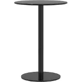 vidaXL Table de jardin ronde noire Ø50x72 cm acier