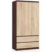Akord Armoire Wengé/Chêne Sonoma 90X51X180
