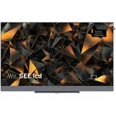 LOEWE Téléviseur LCD We. SEE 43 pouces, Ultra HD, Smart TV, HDR, Dolby Atmos, barre de son 60 W, support de table pivotant, AirPlay, HDMI 2.1, design fin