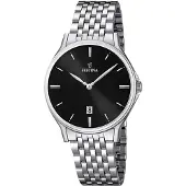 Festina Montre à affichage analogique noir