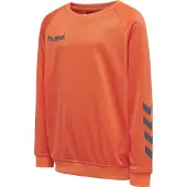 Hummel Sweat de sport bleu nuit / orange