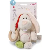 Nici My First Lapin Tilli avec anneau en bois