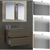 Ebuy24 VCM my bath 914880 VCM my bath Spiegelschrank VCB 1 weiß