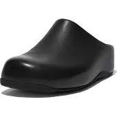 FitFlop Shuv - Sabots en cuir, pour femmes, couleur noire (référence 001), taille 36 EU