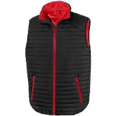 Result Gilet Genuine Recycled pour homme FK2692 (L) (noir/rouge)