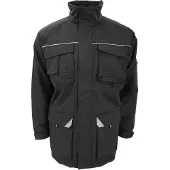 Result Blouson de travail / manteau Herren Sabre FK990 (Large) (noir)