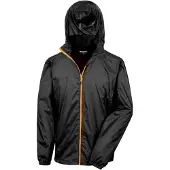 Result - Veste pliable pour hommes FK1225 (XL) (noir/orange)