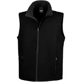 Result Résultat - Gilet « imprimable » pour homme FK1247 (S) (noir)