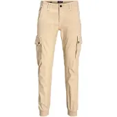 Jack & Jones Pantalon cargo beige Paul Warner AKM 111 homme