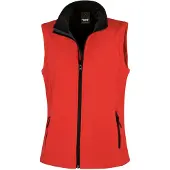 Result - Gilet pour femmes FK1245 (XS) (rouge/noir)