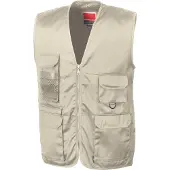 Result Gilet Safari pour homme FK1006 (M) (poil de chameau)