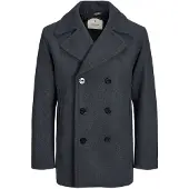 Jack & Jones Captain Wool Peacoat Jacket Gris