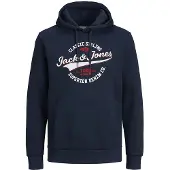 Jack & Jones Jwh Logo Sweat Hood Bleu