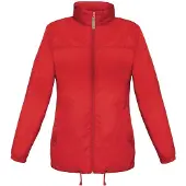 B&C Veste Sirocco pour femmes, légère FK106 (XS) (rouge)