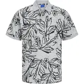 Jack & Jones Lafayette Aop Short Sleeve Polo Gris L Homme