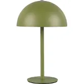 TRIO Lampe de table LED, métal vert, variateur tactile, batterie, H 21 cm