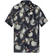 Schott NYC Chemise 'SHRIVERA' bleu nuit / gris