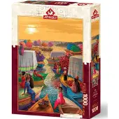 Art puzzle Puzzle Flower Harbor 1000 pièces
