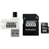 Goodram ALL IN ONE M1A4 - Lecteur de carte USB/micro USB + carte micro SD de 128 Go