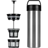 Espro Ultra Light Coffee Press brossé/métallique 450 ml