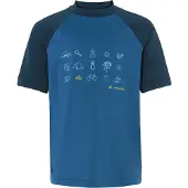Vaude Solaro Iii Short Sleeve T-shirt Bleu 98 cm Garçon