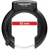 Trelock Antivol à cadre RS 481 XXL AZ P-O-C, clé amovible. Clé, noir