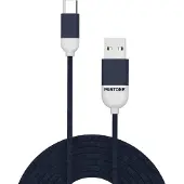 Pantone Câble USB-A vers USB-C 1,5 m Nylon Bleu